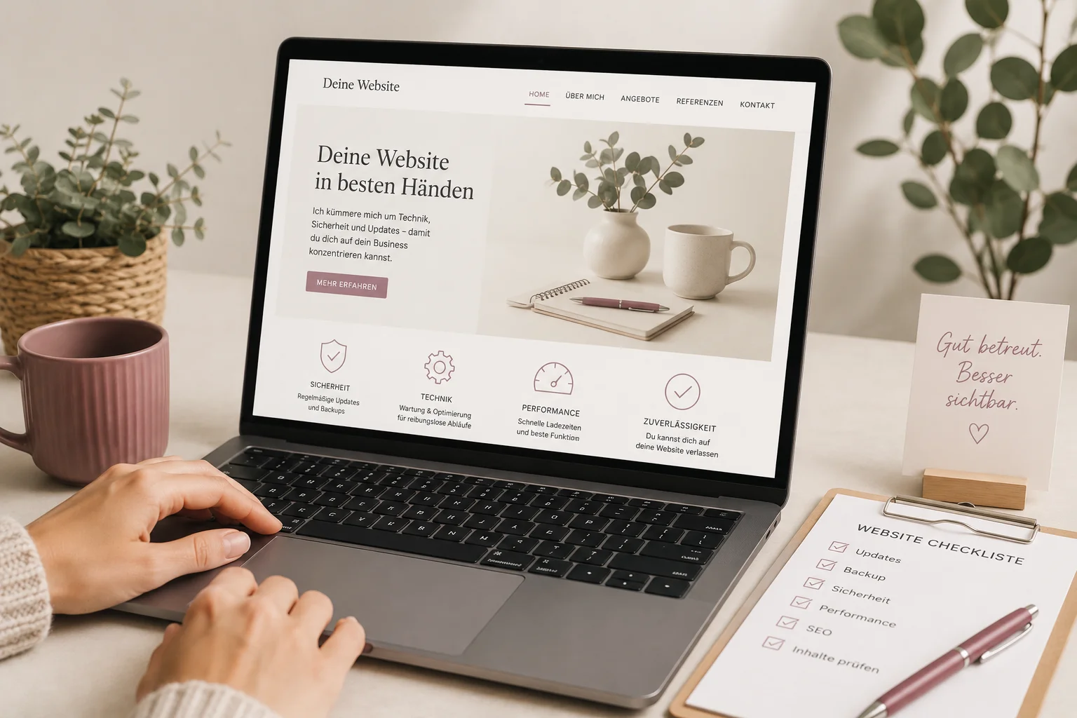 Website Betreuung 4 Website Projekt Sichtbarkeit