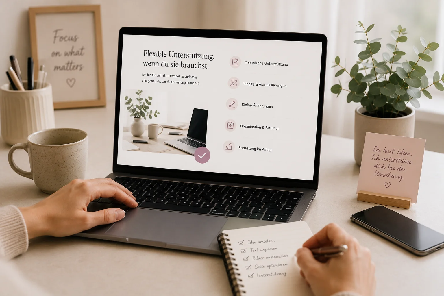 Website Betreuung 6 flexible Unterstützung Sichtbarkeit Website