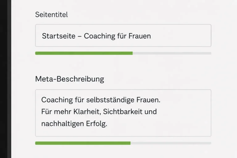 SEO Grundlagen Website Pflege