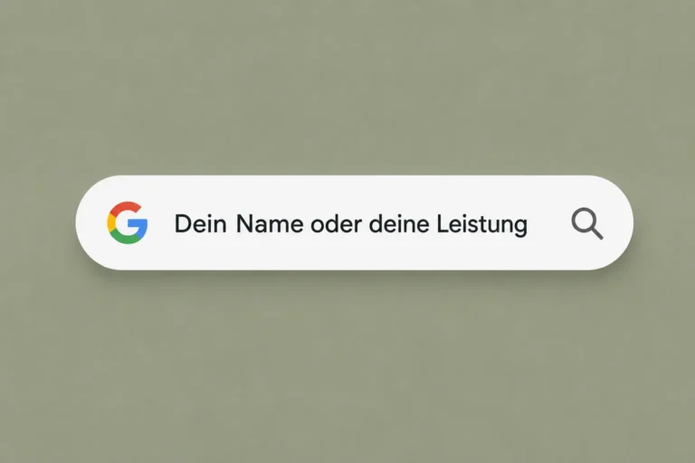 Google Auffindbarkeit Website-Pflege