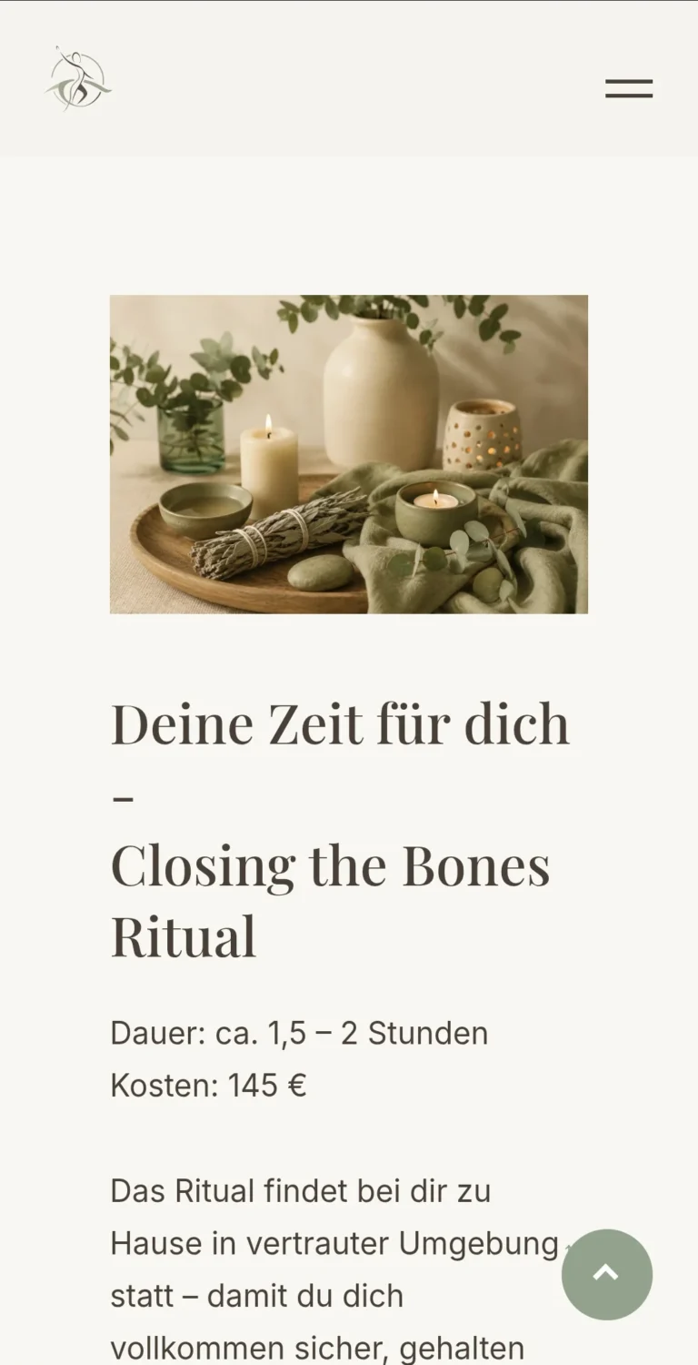 Mobile Ansicht Projekt Lissi-fit