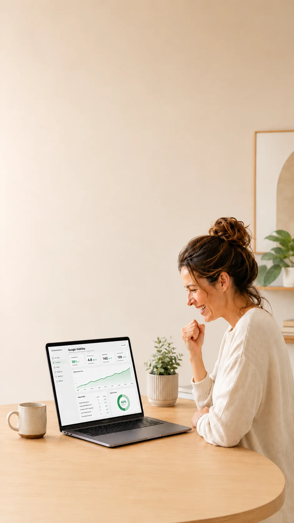 Website SEO & Sichtbarkeit für selbstständige Frauen Sabine Reber